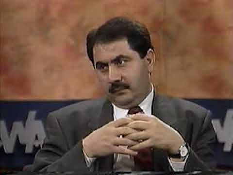 لقاء على الهواء مع المعارض الكردي هوشيار زيباري 25 مارس 1993