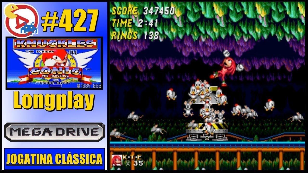 Mega Drive Longplay Knuckles in Sonic the Hedgehog 2 - YouTube