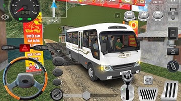 New Minibus Hyundai County Long Drive! Minibus Simulator Vietnam - Bus Game Android Gameplay