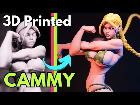 3D Printed CAMMY heading to the Beach | Street Fighter 6