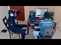 Gozbert studio session with producer giddy vibez piga honi song