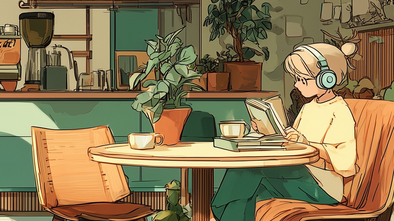 Lofi life [2시간연속] Cozy Cafe Lofi ☕ | Warm Jazz Lofi for Reading, Study | Late Night | Relax & Coffee