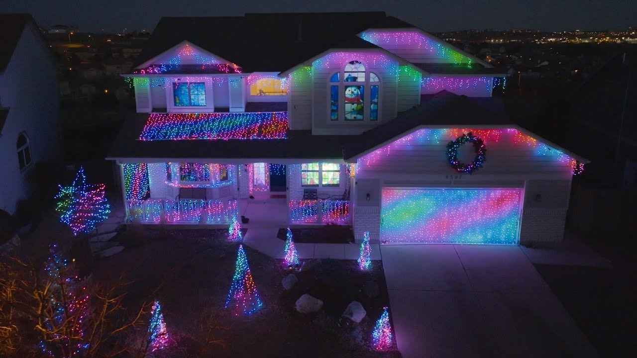 Twinkly House Display Light Show Christmas 2022