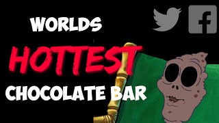 WORLDS HOTTEST CHOCOLATE BAR CHALLENGE FT. GUEST APPEARANCE | 9 MILLION SCOVILLE UNITS!!