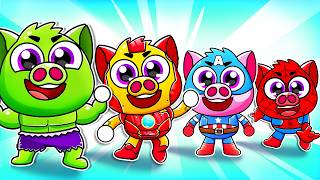 Superhero Rescue Team | Kids Turn into Superheroes | Superhero Song |Funny Kids Songs by Lamba Lamby