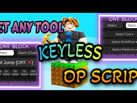 🔥One Block OP KEYLESS SCRIPT - Get any item & More 🤩 | *PASTEBIN 2025 ...