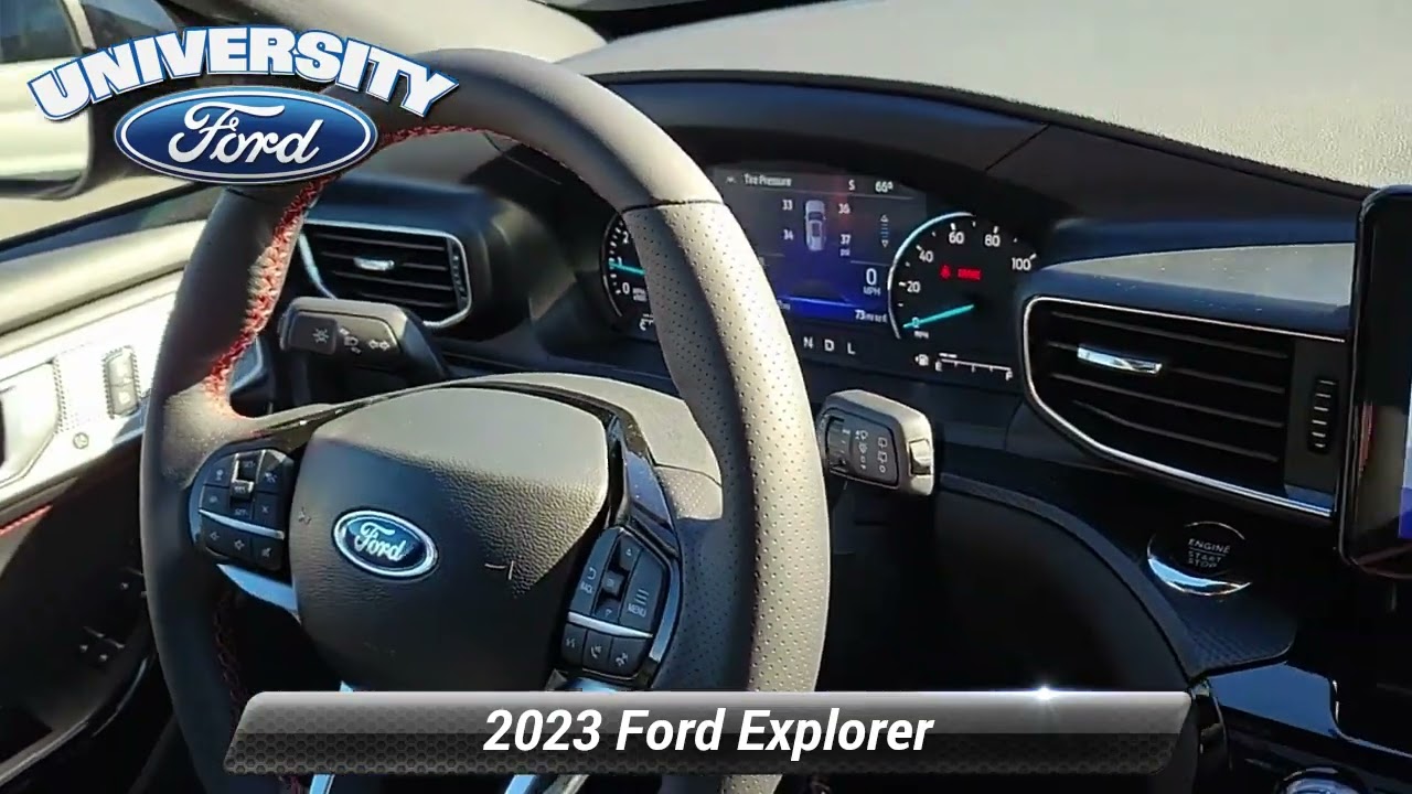 New 2023 Ford Explorer ST-Line, Durham, NC 99350
