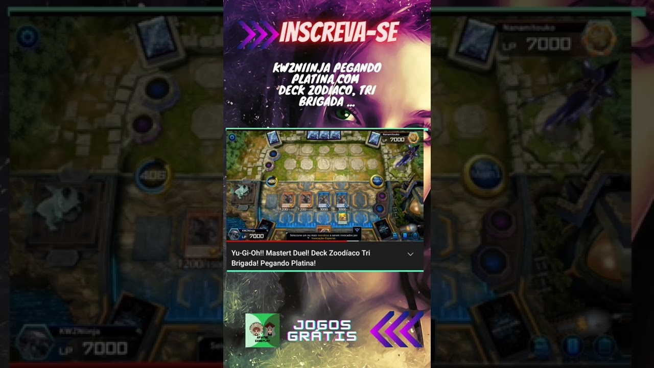 Pegando platina com deck zodíaco tri brigada.....