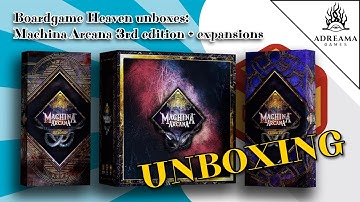Board Game Heaven Unboxing 140: Machina Arcana 3rd edition (Adreama Games)