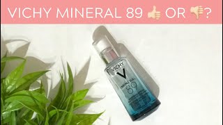 Vichy Mineral 89 - تجربتي مع فيشي مينيرال 89 و هل يستحق الفلوس
