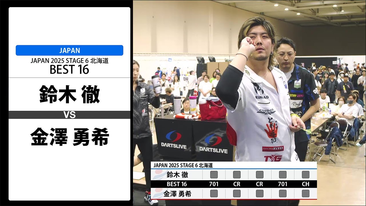 鈴木 徹 VS 金澤 勇希】JAPAN 2025 STAGE6 北海道 BEST16 - YouTube