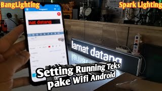 Setting Running Teks pake Wifi Android screenshot 3