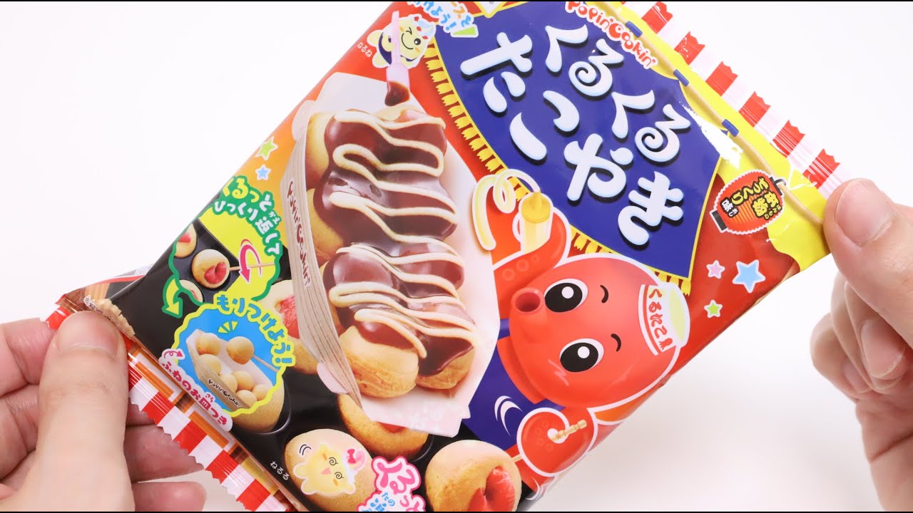 Popin Cookin Kuru Kuru Takoyaki DIY Candy Renewal