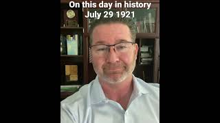 On this day in history July 29, 1921