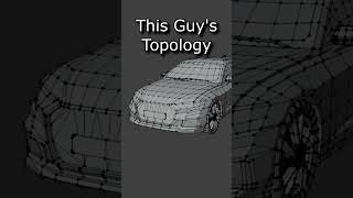 This Guy's Car Modeling Topology #blender #carmodeling #topology #tipsandtricks #blender3d #roblox