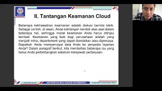 Pertemuan 5 Cloud Computing - Model Keamanan Cloud