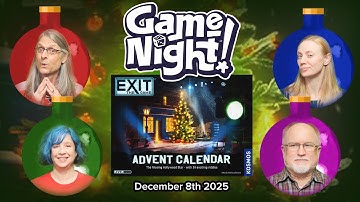 GameNight! 24 Days of Christmas Day 8 - Exit: The Game Advent Calendar - The Missing Hollywood Star