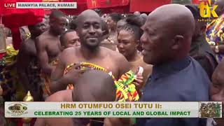 📍Live: Otumfuo Osei Tutu II 25th Jubilee Akwasidae Celebration