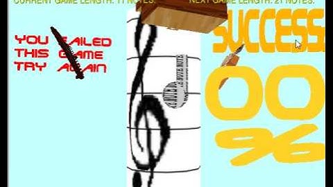 Python Example: 3D Learn to Read Sheet Music Game