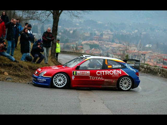 Photo Rallye WRC – Catalunya 2004 – Carlos Sainz Sur Citroën – Action – Tirage Neuf