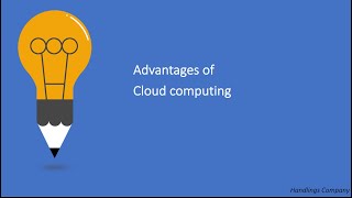 Chapter 4 :  Advantages of cloud computing