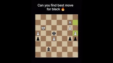 black to move 🔥☠️🔥 #chess #chessgames #chessproblems #tactics #chesstactics #chesspuzzles #checkmate