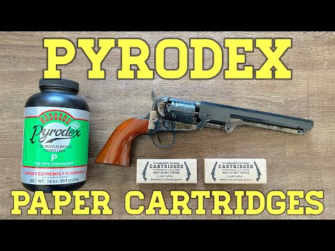 Pyrodex Paper Cartridges for Cap & Ball Revolvers