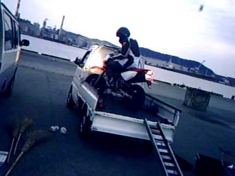 スタント？ライディング　 mortercycle  gymkhana xr100 mini