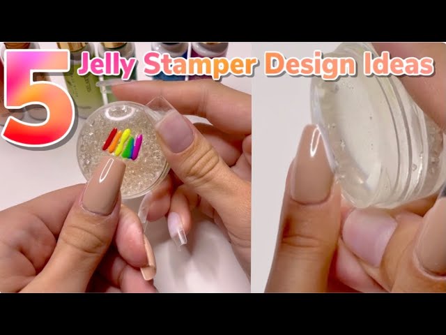 Jelly stamper /pigments/nail art - YouTube