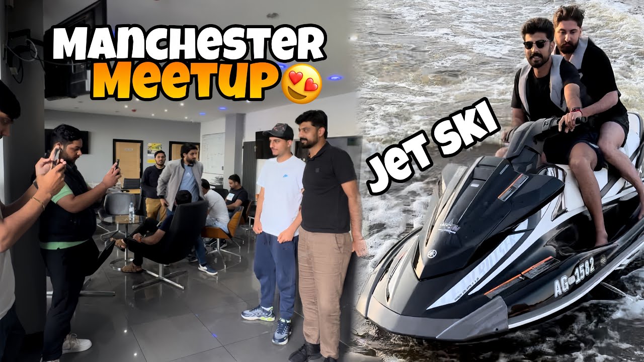 First Meetup in England ft Jet ski adventure | Bilal Marth
