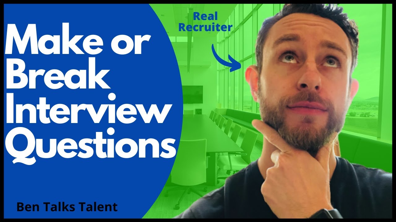 Critical Job Interview Questions - Questions You HAVE to Get Right (2021)
