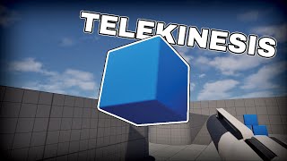 How to use telekinesis to move objects in Unreal Engine 5