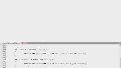 JavaScript HTML Game Development Tutorial 15 - Collision Detection Part 4 - Vector Library