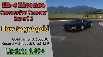 GT7 | How to get Gold on the IA-4 License (Update 1.55+)