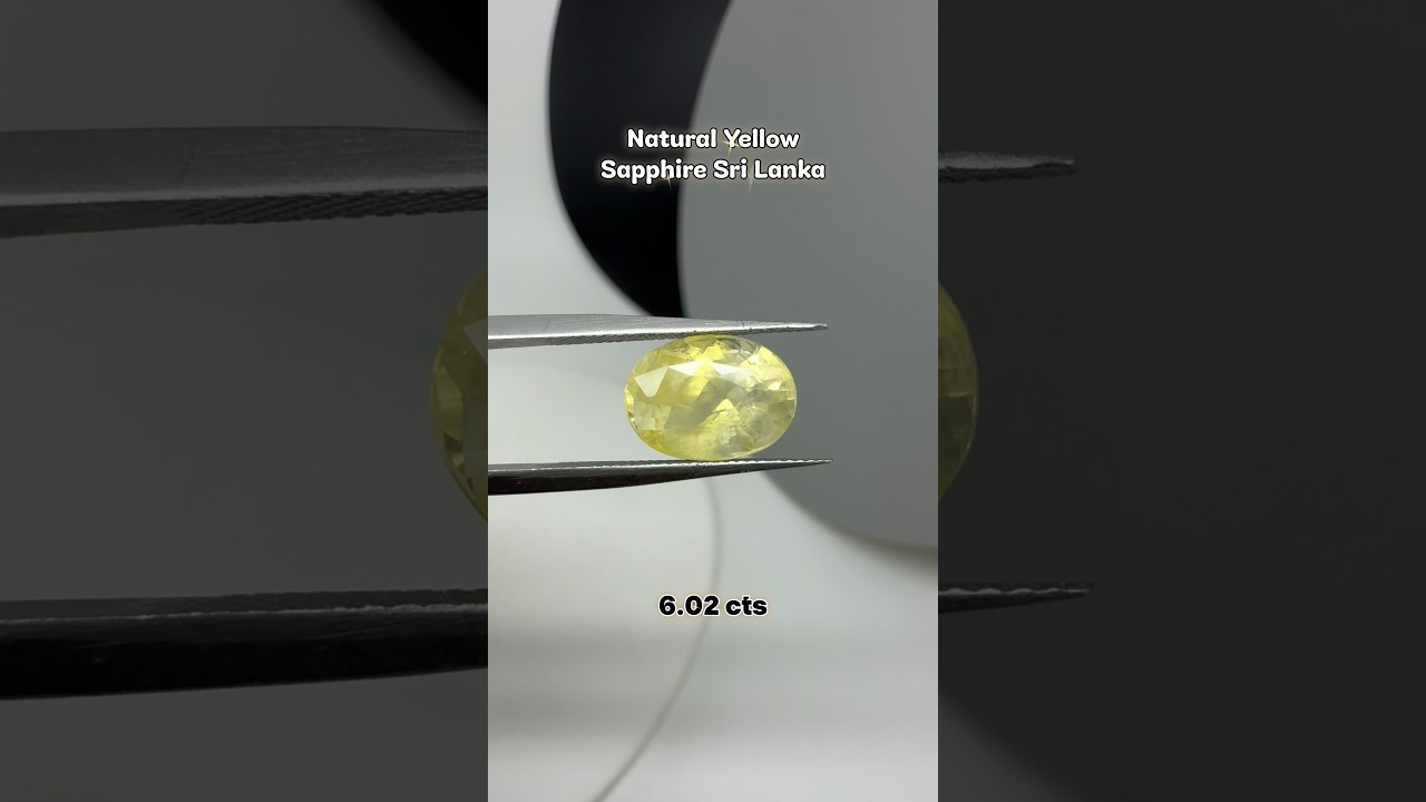 Natural Yellow Sapphire 6.02carat