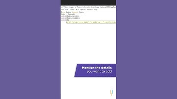 Python Program On Random Information Generator | Python Training | #Shorts | Simplilearn