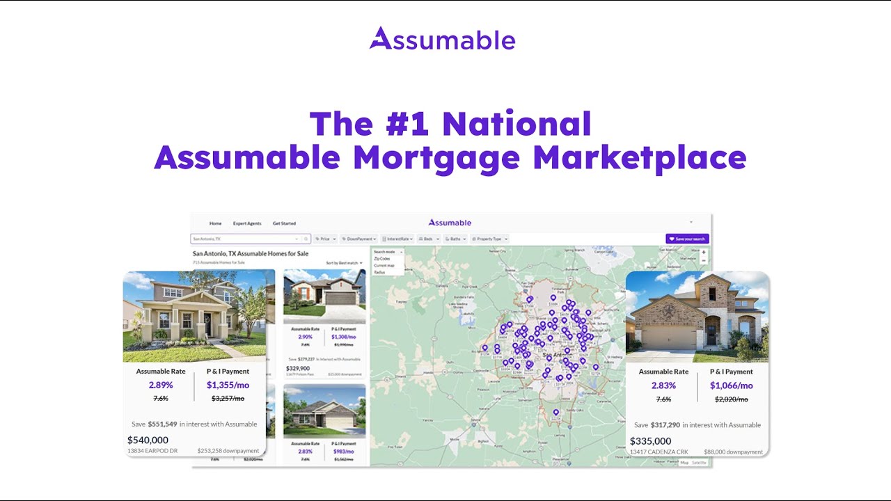 National Assumable Mortgage Marketplace - Assumable.io