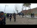 IMAGES | Maroc: chaos à la frontière avec l'enclave espagnole de Ceuta