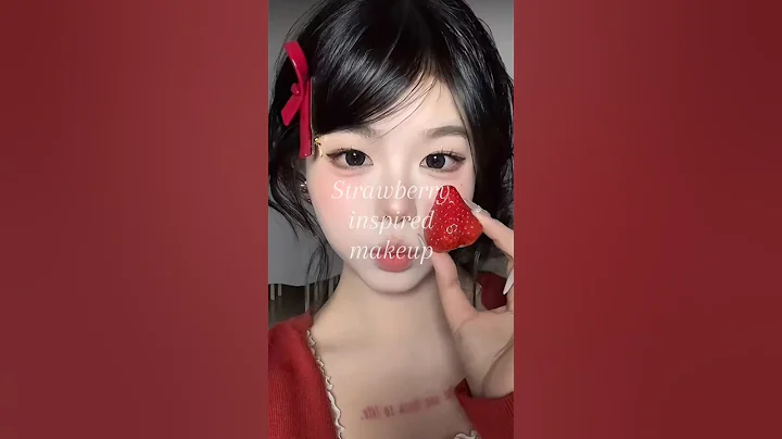 Douyin Strawberry Inspired Makeup Tutorial