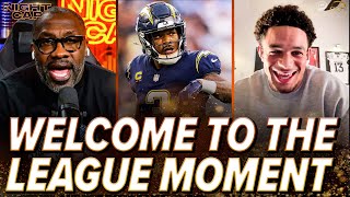 Shannon Sharpe REACTS to Jaylin Noel’s “Welcome to the League” HIT by Derwin James!! | Nightcap