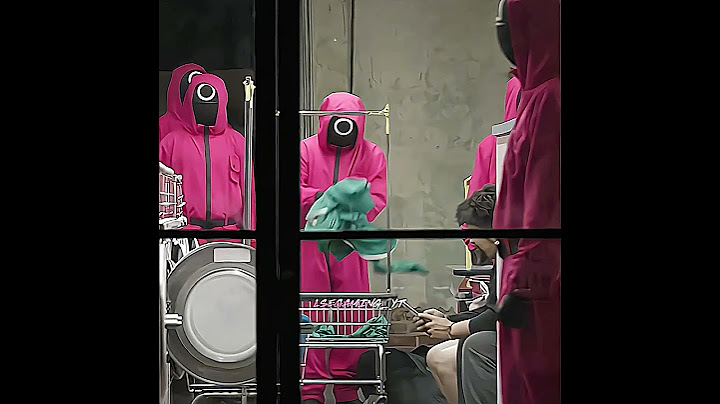 pink guard in real life | Squid game prank | spooky super slowed
