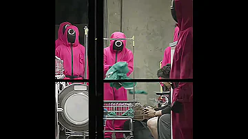 Pink Guard In Real Life Squid Game Prank Spooky Super Slowed 