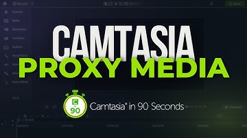 Increase Performance | Proxy Rich Content in Camtasia