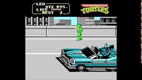 TMNT II: The Arcade Game (NES) - Scene 4