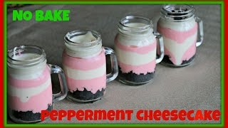 DIYDecember: No Bake Peppermint Cheesecake