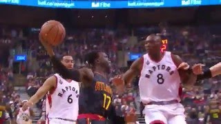 Dennis Schroder Steals it and finishes