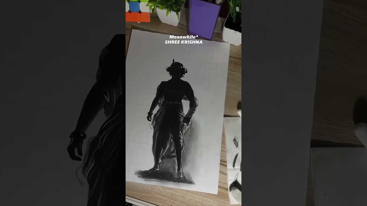 a God can't have Aura meanwhile Krishna 