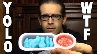 Wtf Kadunks Candy By Yolo - Dip Your Gummies In Sour Freakeating Weird Foods