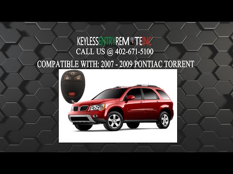 How To Replace Pontiac Torrent Key Fob Battery 2007 2008 2009