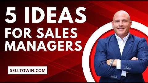 5 Ideas for Sales Meetings - Pro Tip from Rick Lambert | selltowin